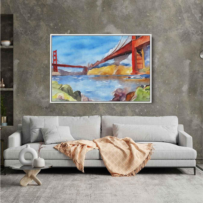Watercolor Golden Gate Bridge #121 - Kanvah