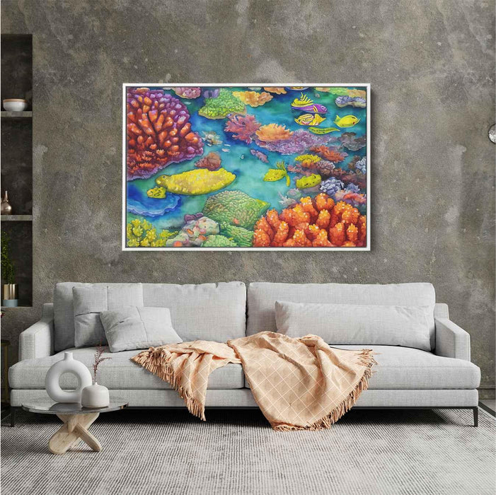 Watercolor Great Barrier Reef #101 - Kanvah