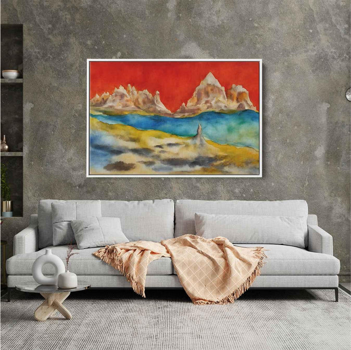 Watercolor Hoodoo formations #121 - Kanvah