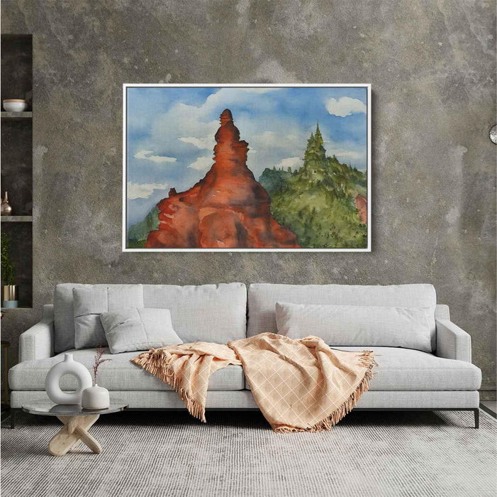 Watercolor Hoodoo formations #131 - Kanvah