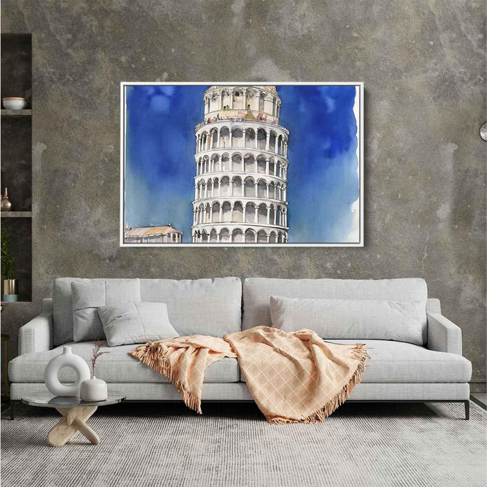 Watercolor Leaning Tower of Pisa #102 - Kanvah