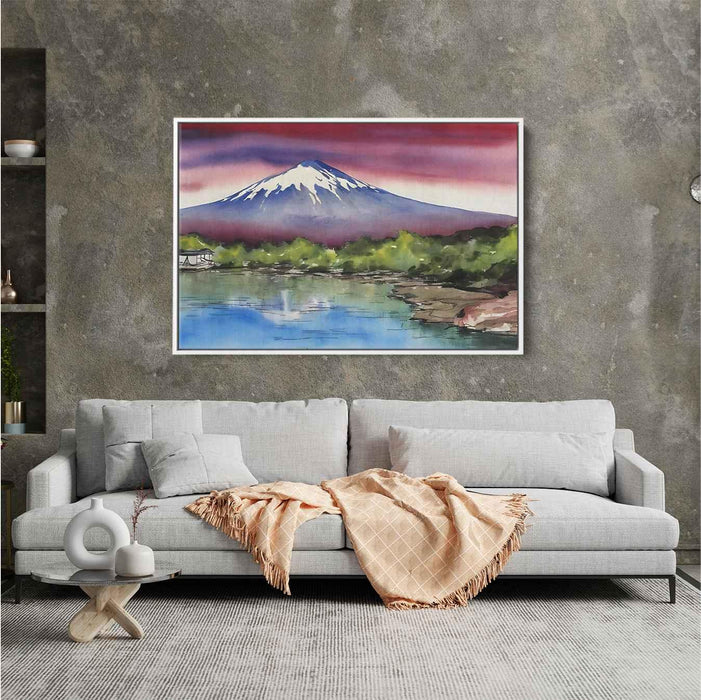 Watercolor Mount Fuji #101 - Kanvah