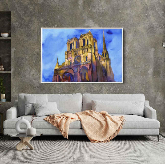 Watercolor Notre Dame Cathedral #130 - Kanvah