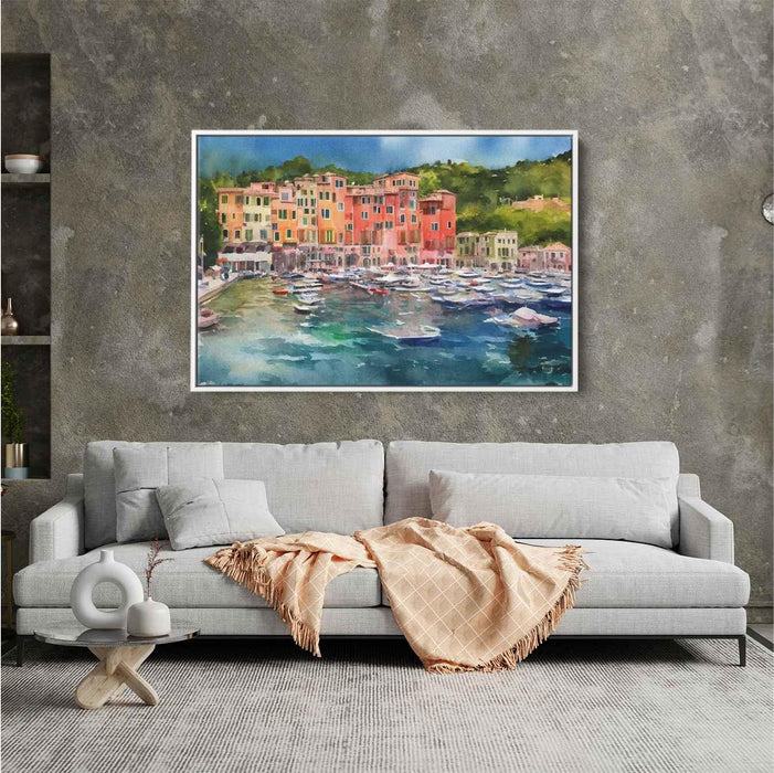 Watercolor Portofino #102 - Kanvah