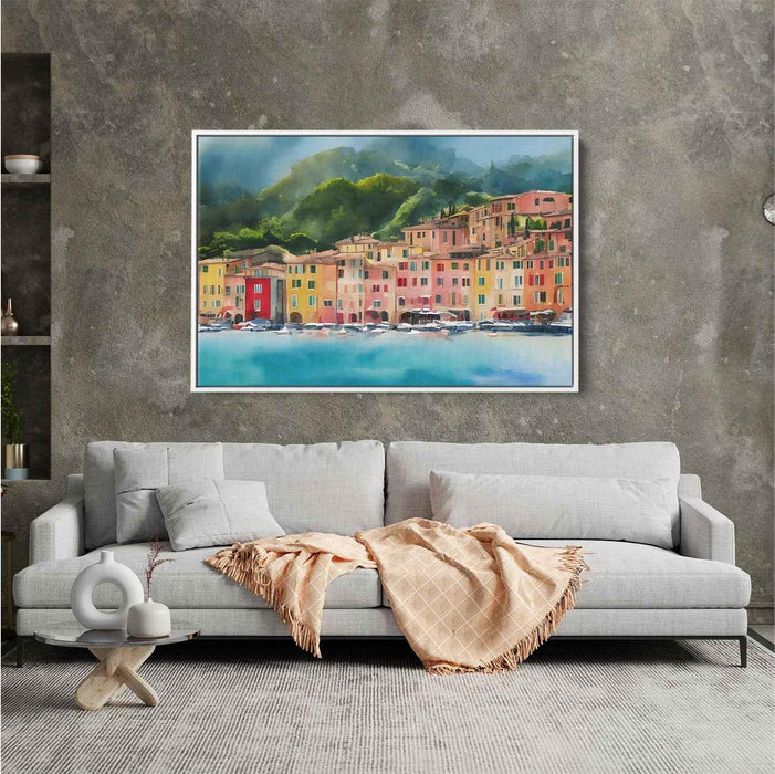 Watercolor Portofino #121 - Kanvah