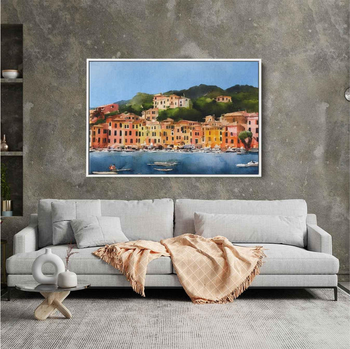 Watercolor Portofino #132 - Kanvah