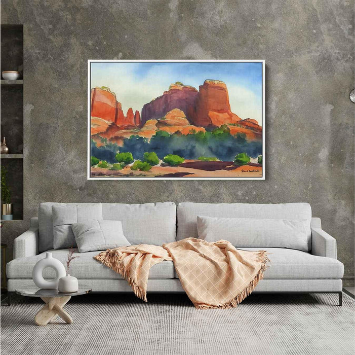 Watercolor Sedona Red Rocks #101 - Kanvah
