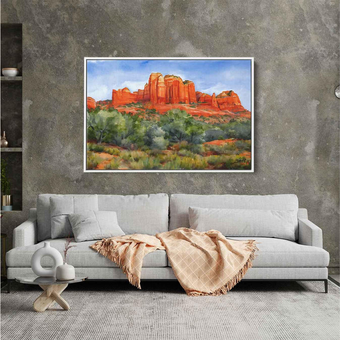 Watercolor Sedona Red Rocks #102 - Kanvah