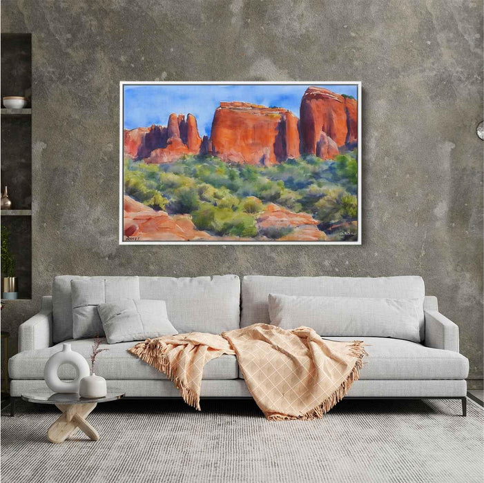 Watercolor Sedona Red Rocks #121 - Kanvah