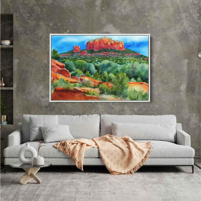 Watercolor Sedona Red Rocks #131 - Kanvah