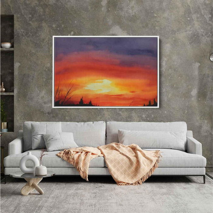 Watercolor Sunset #132 - Kanvah