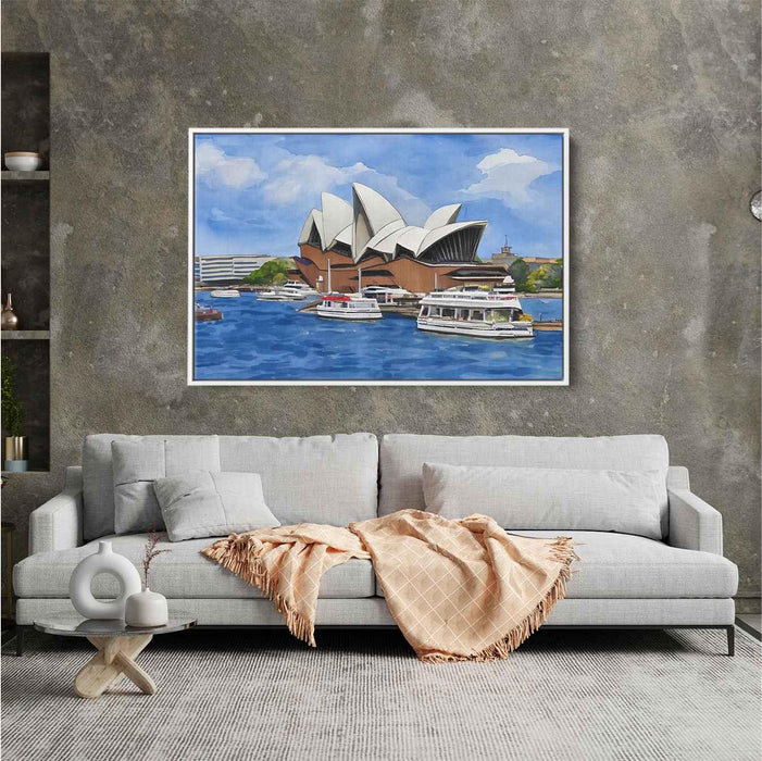 Watercolor Sydney Opera House #131 - Kanvah