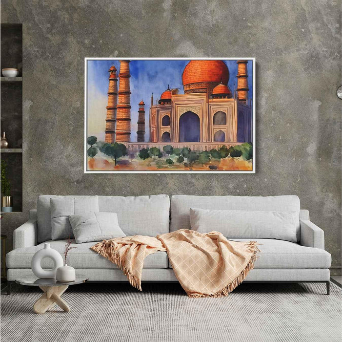 Watercolor Taj Mahal #102 - Kanvah