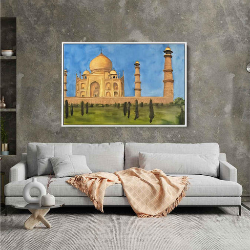 Watercolor Taj Mahal #132 - Kanvah