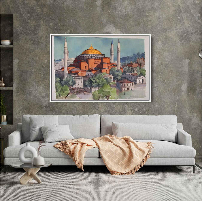 Watercolor Hagia Sophia #121 - Kanvah