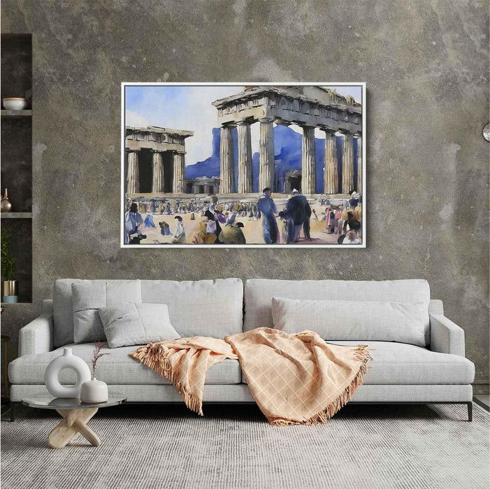 Watercolor Parthenon #102 - Kanvah