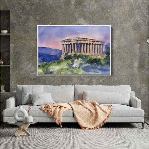 Watercolor Parthenon #121 - Kanvah