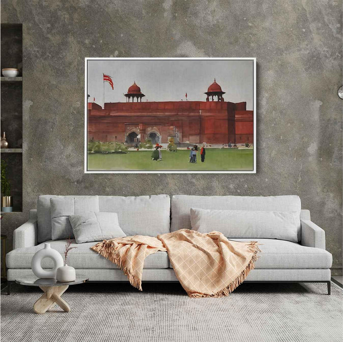 Watercolor Red Fort #102 - Kanvah