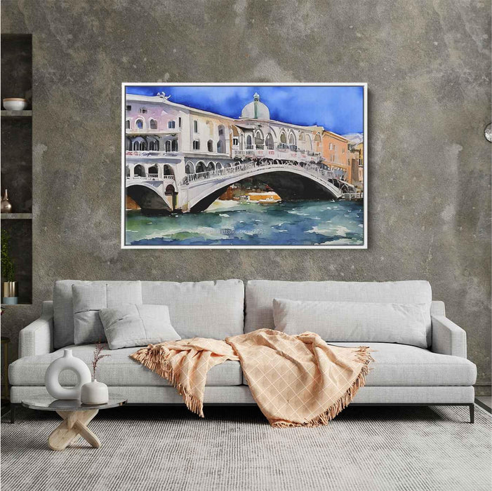 Watercolor Rialto Bridge #101 - Kanvah