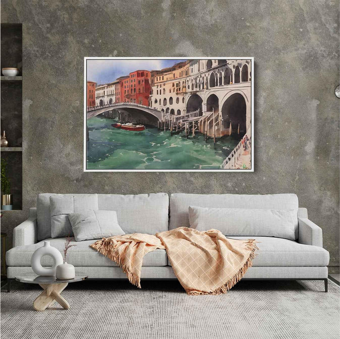 Watercolor Rialto Bridge #132 - Kanvah