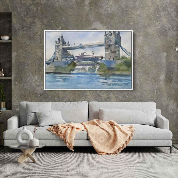 Watercolor Tower Bridge #102 - Kanvah