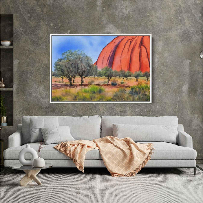 Watercolor Uluru #101 - Kanvah