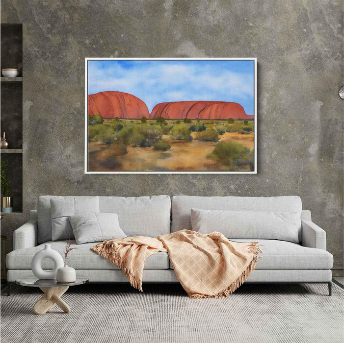 Watercolor Uluru #102 - Kanvah