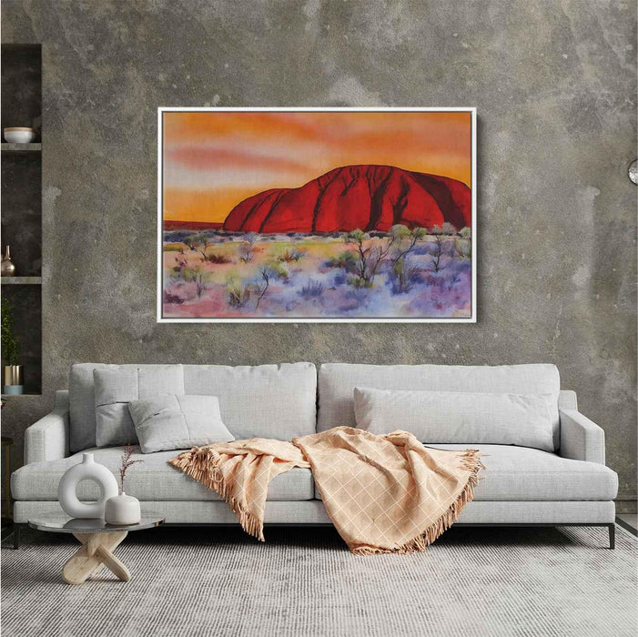 Watercolor Uluru #121 - Kanvah