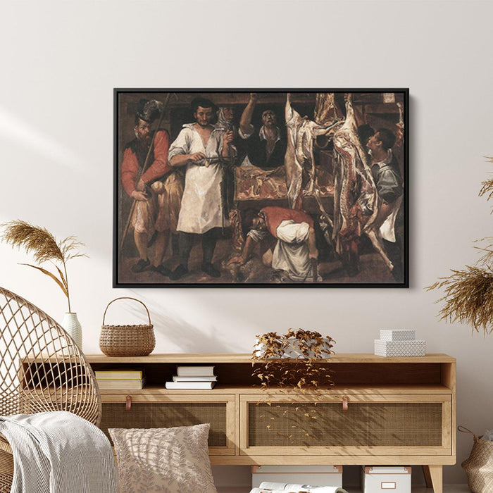 Butcher's Shop by Annibale Carracci - Canvas Artwork