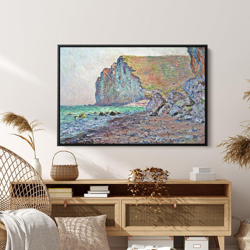 Cliffs of Les Petites-Dalles by Claude Monet - Canvas Artwork