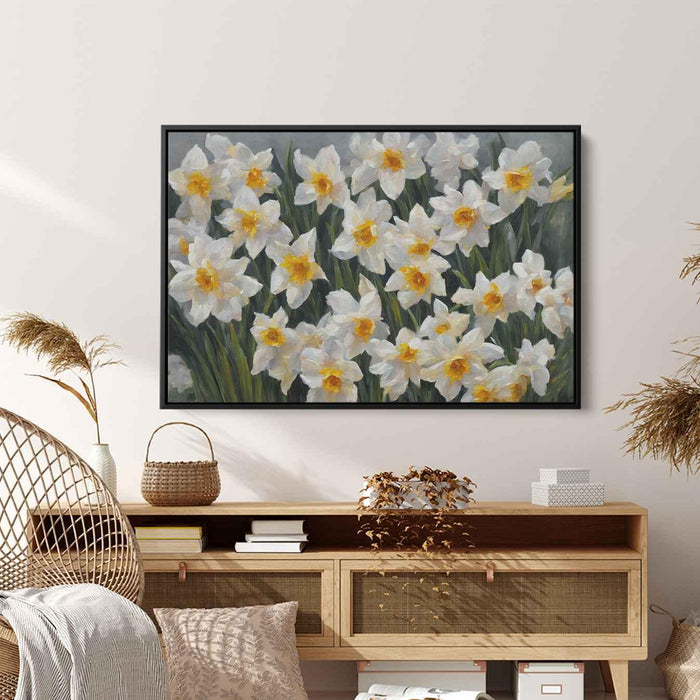 Contemporary Oil Daffodils #102 - Kanvah