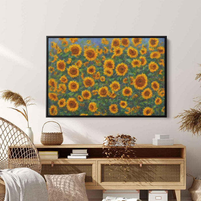 Enchanting Abstract Sunflowers #101 - Kanvah