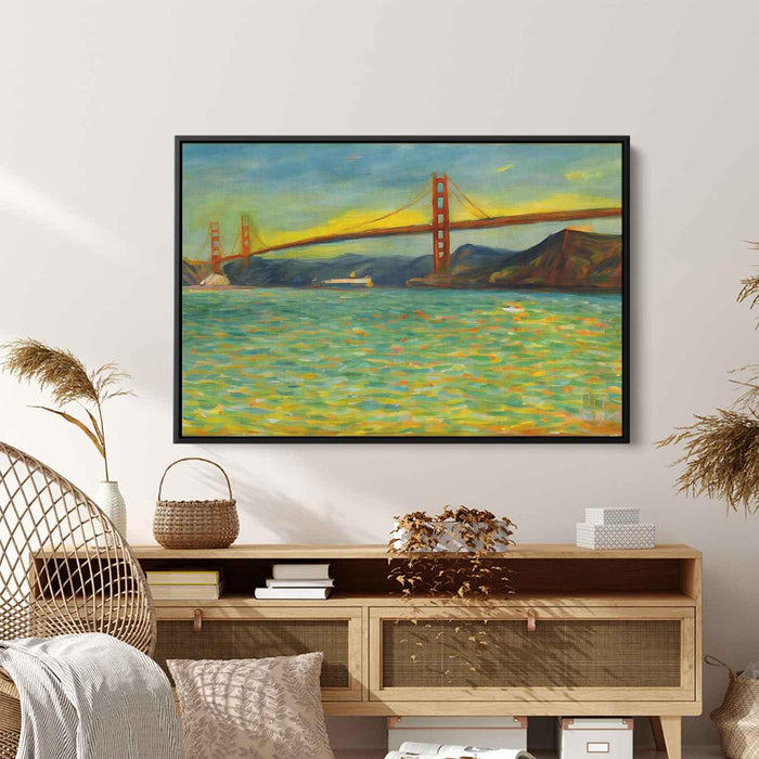 Impressionism Golden Gate Bridge #121 - Kanvah