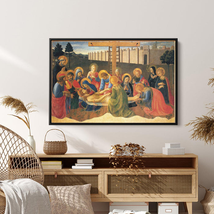 Lamentation over Christ by Fra Angelico - Canvas Artwork