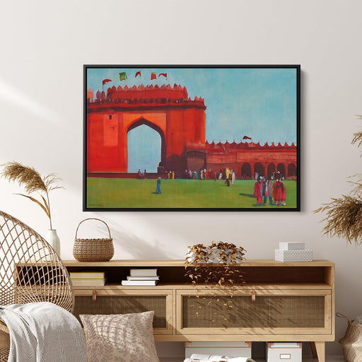 Abstract Red Fort #122 - Kanvah