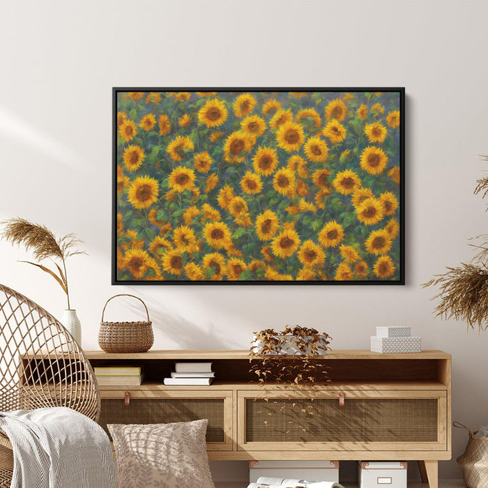 Enchanting Abstract Sunflowers #122 - Kanvah