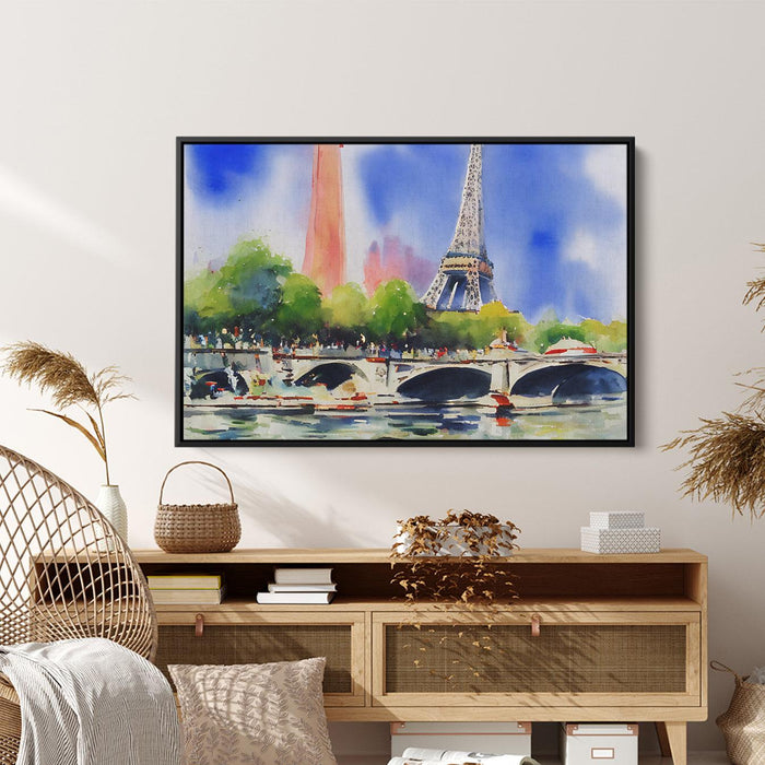 Watercolor Eiffel Tower #122 - Kanvah