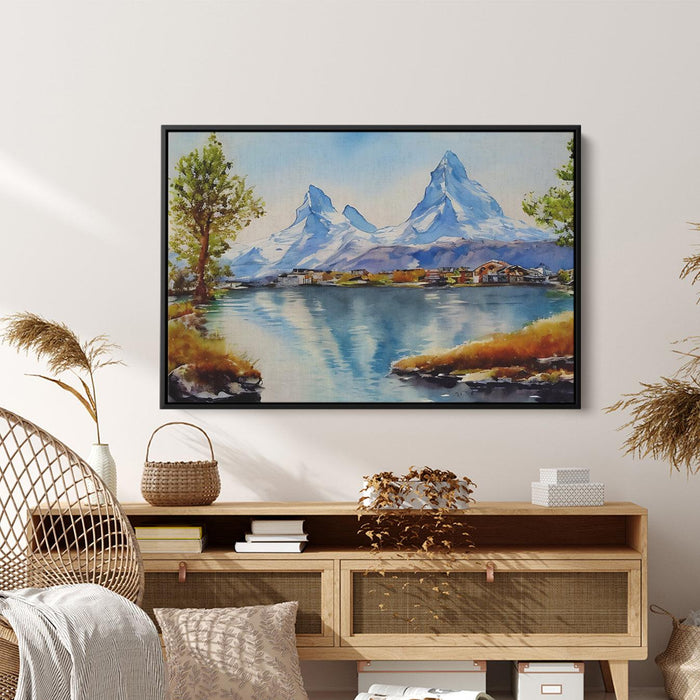 Watercolor Matterhorn #122 - Kanvah