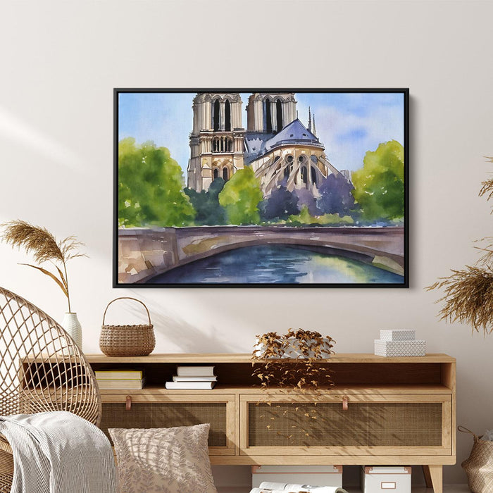 Watercolor Notre Dame Cathedral #122 - Kanvah