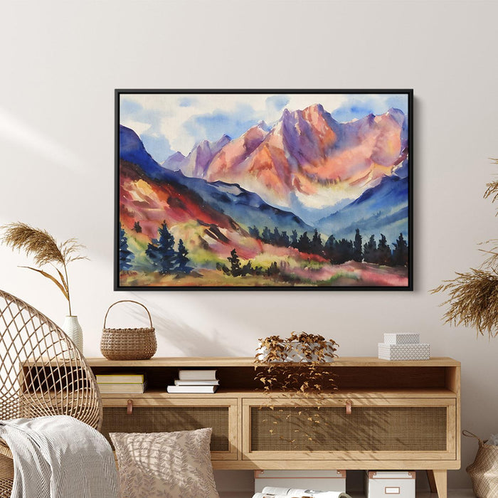 Watercolor Rocky Mountains #122 - Kanvah
