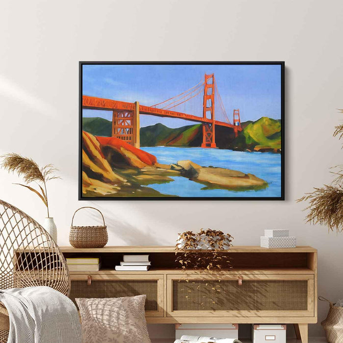 Realism Golden Gate Bridge #131 - Kanvah