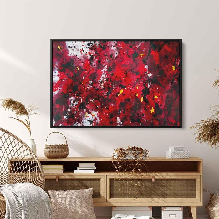 Red Abstract Splatter #121 - Kanvah