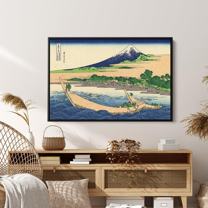 Shore of Tago Bay, Ejiri at Tokaido by Katsushika Hokusai - Canvas Artwork