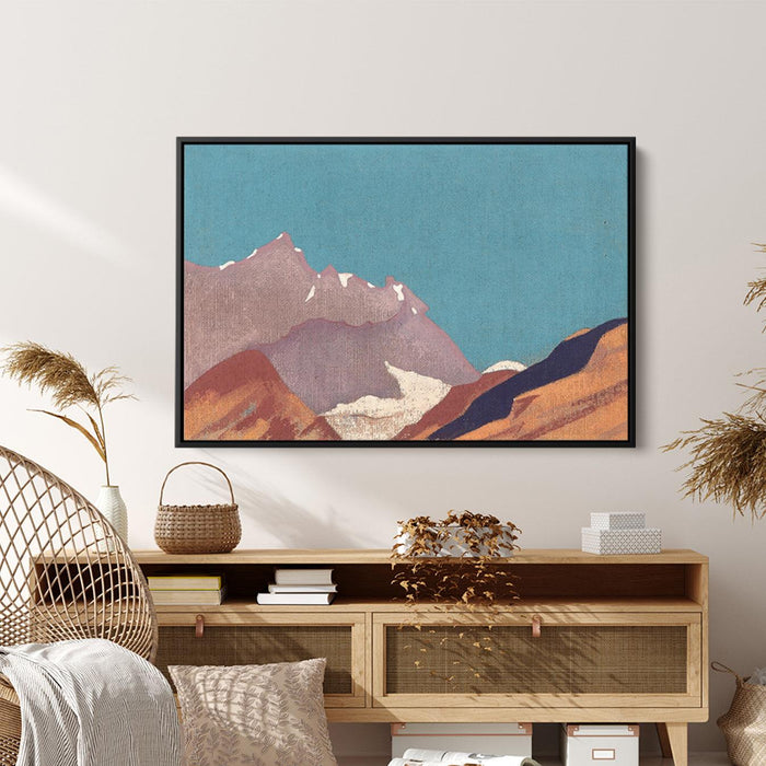 Study of mountains by Nicholas Roerich - Canvas Artwork