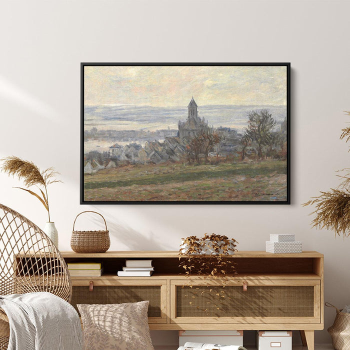 The Church of Vetheuil by Claude Monet - Canvas Artwork