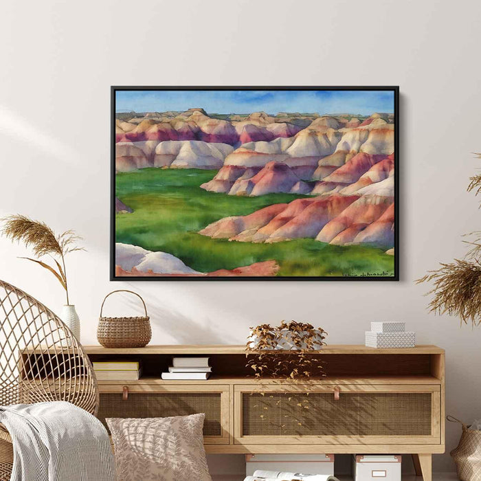 Watercolor Badlands National Park #126 - Kanvah