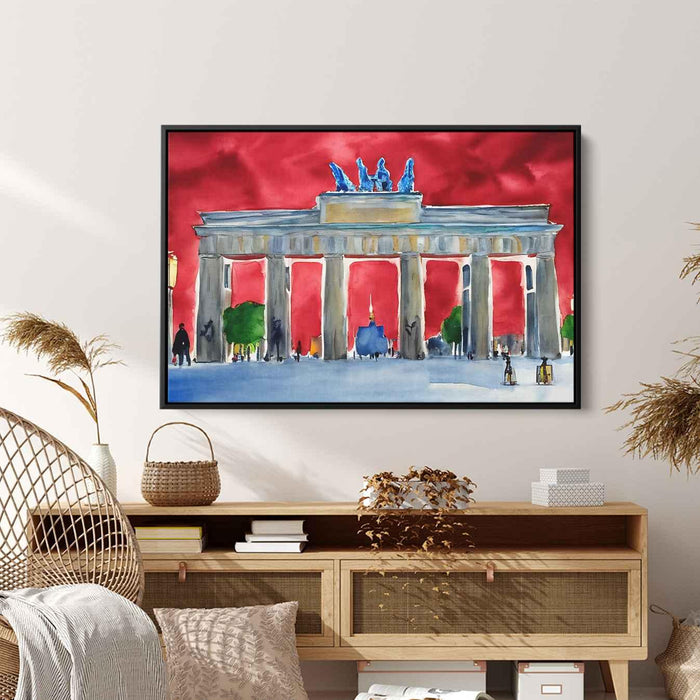 Watercolor Brandenburg Gate #121 - Kanvah