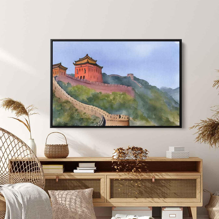 Watercolor Great Wall of China #102 - Kanvah