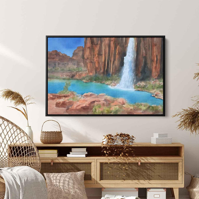 Watercolor Havasu Falls #130 - Kanvah