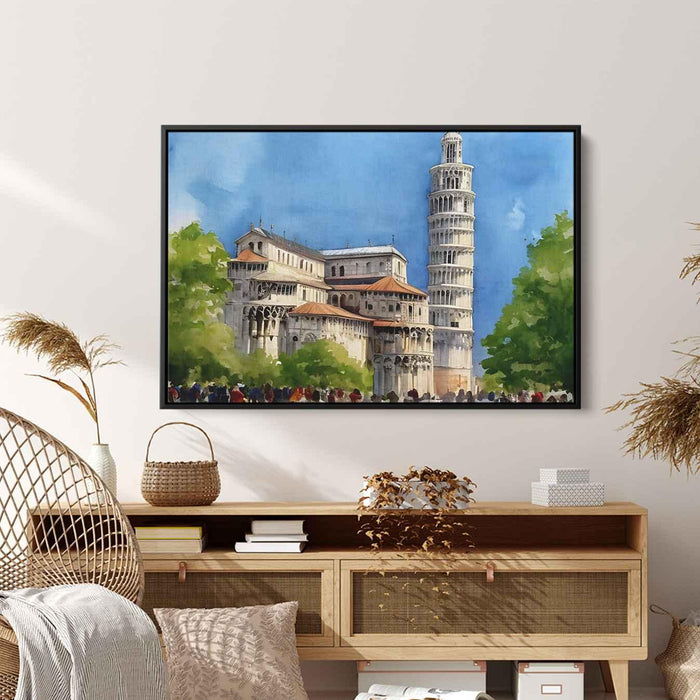 Watercolor Leaning Tower of Pisa #131 - Kanvah